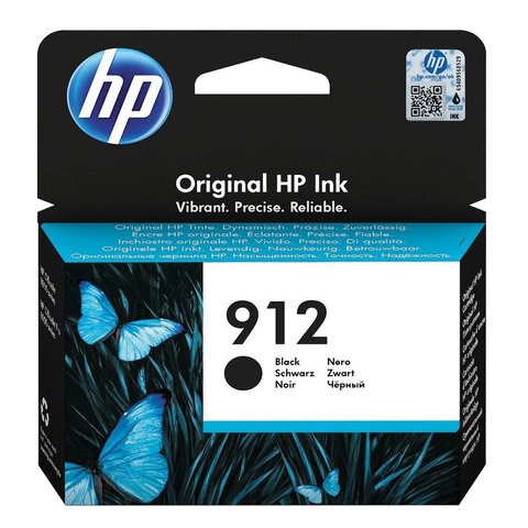 Картридж струйный HP (3YL80AE) для HP OfficeJet Pro 8023, №912 черный, ресурс 300 страниц, оригинальный 363467 - фото 277278