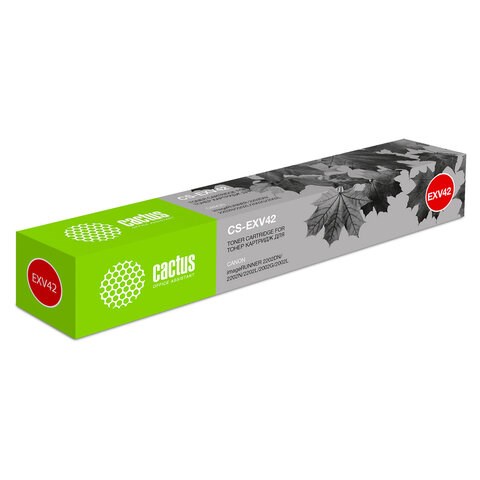Тонер CACTUS (CS-EXV42) для Canon IR 2202/2202N/2204 MFP/2204N и другие, черный, ресурс 10200 страниц 363508 - фото 277319