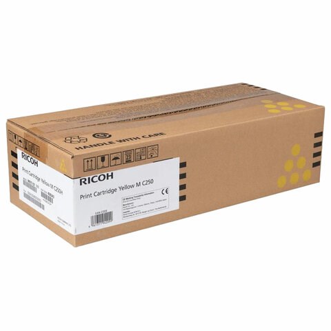 Картридж лазерный RICOH (M C250) для P300W/MC250FWB, желтый, оригинальный, ресурс 2300 страниц, 408355 363576 - фото 277360