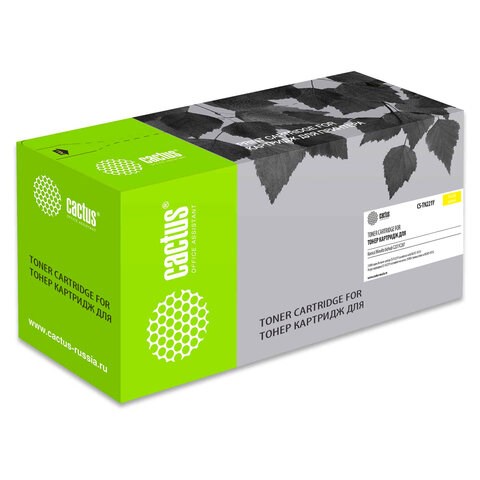Картридж лазерный CACTUS (CS-TN221Y) для Konica Minolta bizhub C227/C287, желтый, ресурс 21000 страниц 363822 - фото 277567