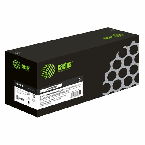 Картридж лазерный CACTUS (CS-MPC6003K) для Ricoh MPC4503/C5503/C6003/C4504 черный, ресурс 33000 стр. 364270 - фото 277879