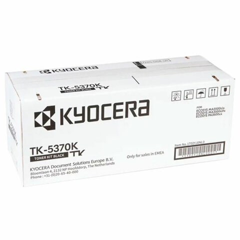 Тонер-картридж KYOCERA (TK-5370K) ECOSYS PA3500cx/MA3500cix/MA3500cifx, черный, оригинальный, ресурс 7000 страниц, 1T02YJ0NL0 364457 - фото 278011