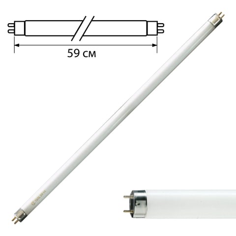 Лампа люминесцентная PHILIPS TL-D 18W/33-640, 18 Вт, цоколь G13, в виде трубки 59 см 450647 - фото 278773