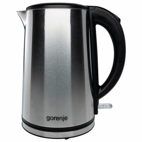 Чайник GORENJE K15DWS, 1,5 л, 2200 Вт, закрытый нагревательный элемент, металл, 740214 457656 - фото 279645
