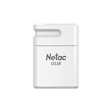 Флеш-диск 64 GB NETAC U116, USB 2.0, белый, NT03U116N-064G-20WH 513694 - фото 279975