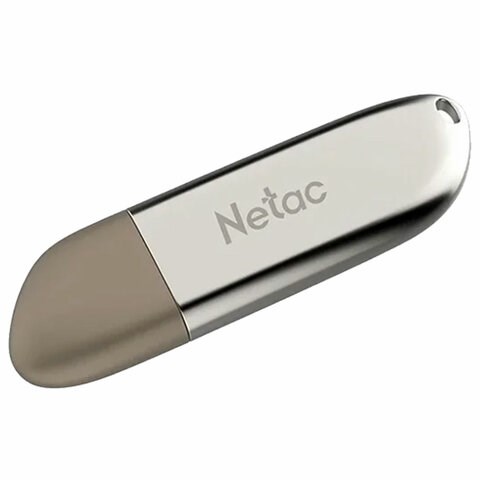 Флеш-диск 64 GB NETAC U352, USB 2.0, металлический корпус, серебристый, NT03U352N-064G-20PN 513697 - фото 279978