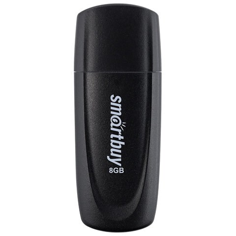 Флеш-диск 8 GB SMARTBUY Scout USB 2.0, черный, SB008GB2SCK 513758 - фото 279996
