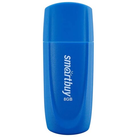 Флеш-диск 8 GB SMARTBUY Scout USB 2.0, синий, SB008GB2SCB 513759 - фото 279997