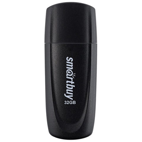 Флеш-диск 32 GB SMARTBUY Scout USB 2.0, черный, SB032GB2SCK 513766 - фото 280003