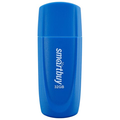 Флеш-диск 32 GB SMARTBUY Scout USB 2.0, синий, SB032GB2SCB 513767 - фото 280004