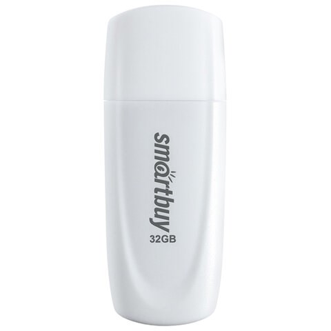 Флеш-диск 32 GB SMARTBUY Scout USB 2.0, белый, SB032GB2SCW 513769 - фото 280006