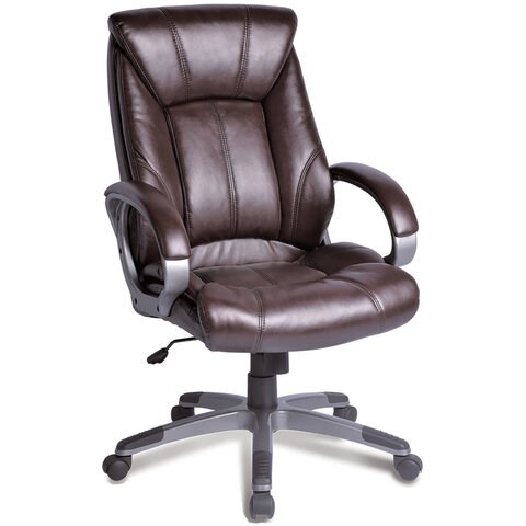 Кресло офисное BRABIX "Maestro EX-506", экокожа, коричневое, 530878 530878 - фото 280270