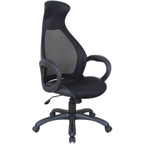 Кресло офисное BRABIX PREMIUM "Genesis EX-517", пластик черный, ткань/экокожа/сетка черная, 531574 531574 - фото 280438