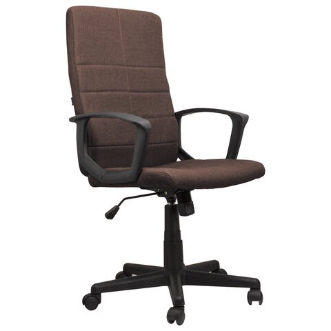 Кресло офисное BRABIX Focus EX-518, ткань, коричневое, 531577 531577 - фото 280440