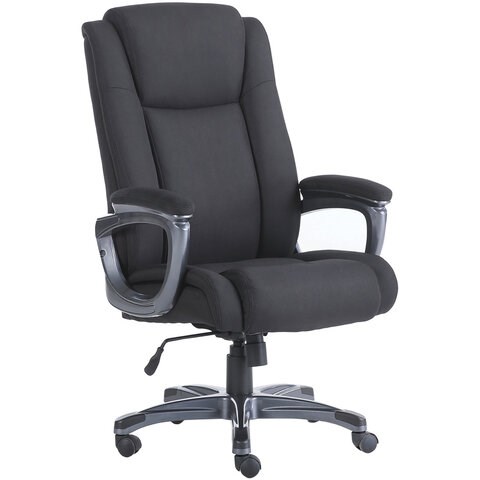 Кресло офисное BRABIX PREMIUM "Solid HD-005", НАГРУЗКА до 180 кг, ткань, черное, 531822 531822 - фото 280502