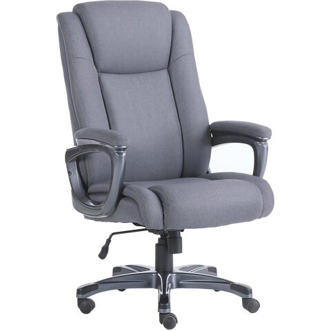 Кресло офисное BRABIX PREMIUM "Solid HD-005", нагрузка до 180 кг, ткань, серое, 531823 531823 - фото 280503