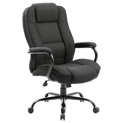 Кресло офисное BRABIX PREMIUM Heavy Duty HD-002, усиленное, НАГРУЗКА до 200 кг, ткань, 531830 531830 - фото 280507