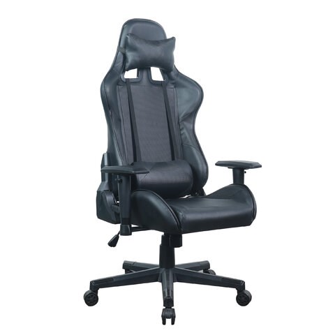 Кресло компьютерное BRABIX "GT Carbon GM-115", две подушки, экокожа, черное, 531932 531932 - фото 280552