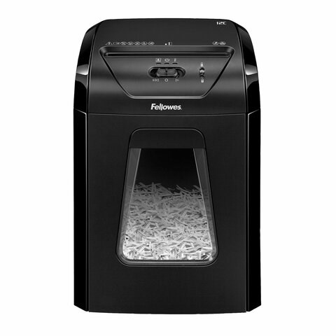 Уничтожитель (шредер) FELLOWES POWERSHRED 12C, 4 уровень секретности, фрагменты 4х40 мм, 12 л., 18 л, FS-71201 533094 - фото 280888