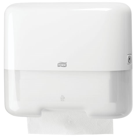 Диспенсер для полотенец TORK (Система H3) Elevation, mini, ZZ, белый, 553100 600163 - фото 281233