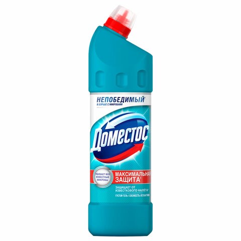 Чистящее средство 1 л, DOMESTOS (Доместос) Свежесть Атлантики, с отбеливающим эффектом 600580 - фото 281307