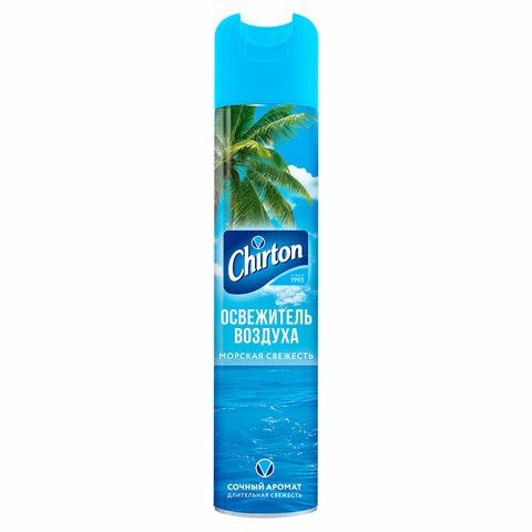 Освежитель воздуха аэрозольный 300 мл, CHIRTON (Чиртон), Морская свежесть 600647 - фото 281328