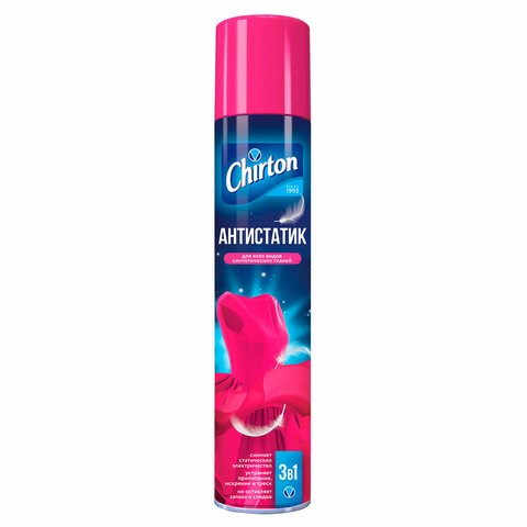 Антистатик 200 мл, CHIRTON (Чиртон), аэрозоль 601864 - фото 281612
