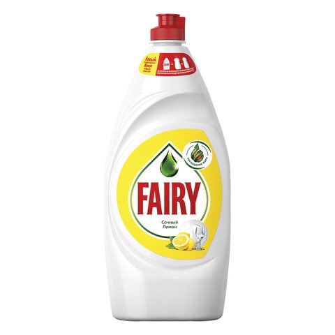 Средство для мытья посуды, 900 мл, FAIRY (Фейри) Сочный лимон 603749 - фото 281887