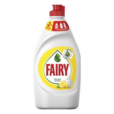Средство для мытья посуды, 450 мл, FAIRY (Фейри) Сочный лимон 603750 - фото 281888