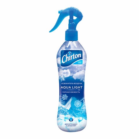 Освежитель воздуха на водной основе 400 мл, CHIRTON (Чиртон) Aqua Light "Горная Свежесть", 4607145649000 603999 - фото 281948