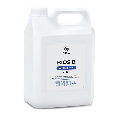 Средство моющее 5,5 кг GRASS BIOS B, для промышленного оборудования, щелочное, концентрат, 125201 605632 - фото 282351