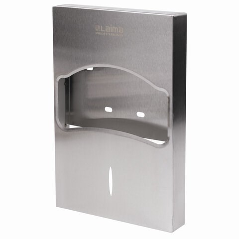Диспенсер для покрытий на унитаз LAIMA PROFESSIONAL INOX, 1/4 сложения, нержавеющая сталь, матовый, 605704 605704 - фото 282376