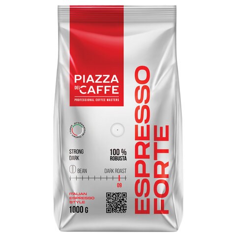 Кофе в зернах PIAZZA DEL CAFFE "Espresso Forte" 1 кг, 1097-06 621982 - фото 284268
