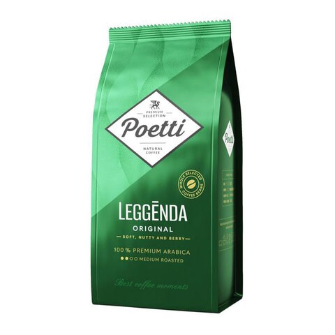 Кофе в зернах Poetti "Leggenda Original" 1 кг, 18001 622728 - фото 284348