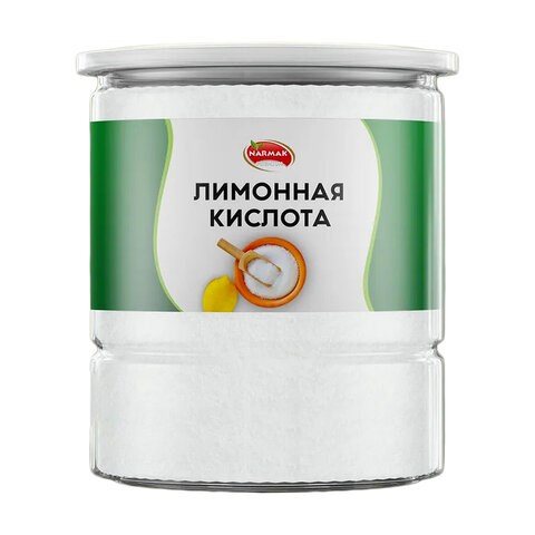 Лимонная кислота 1 кг, пластиковая банка, NARMAK 622755 - фото 284366