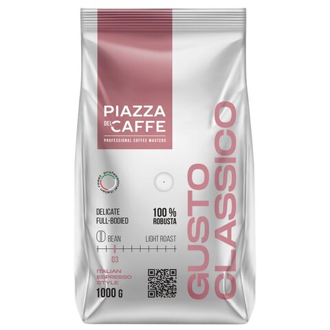 Кофе в зернах PIAZZA DEL CAFFE "Gusto Classico" 1 кг, 1774-06 622758 - фото 284367