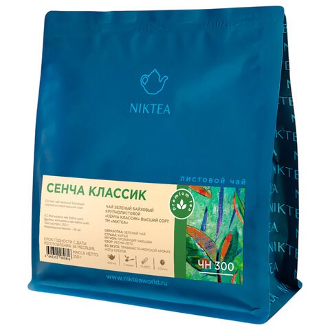 Чай листовой NIKTEA "Sencha Classic" зеленый 250 г, TNIKTE-L00002 622912 - фото 284403