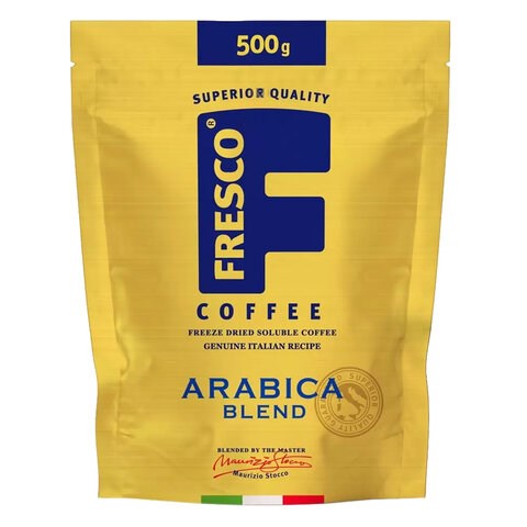 Кофе растворимый FRESCO "Arabica Blend", сублимированный, 500 г, мягкая упаковка 623017 - фото 284407