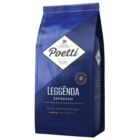Кофе в зернах POETTI "Leggenda Espresso" 1 кг, 18004 623242 - фото 284419