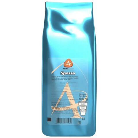 Сливки сухие ALMAFOOD "Spesso" растительные растворимые, 1 кг, 10526 623496 - фото 284450