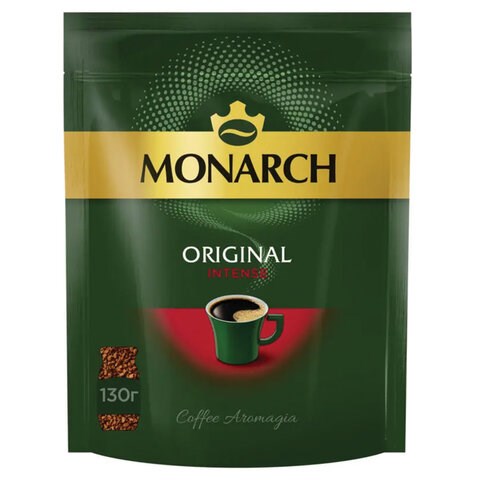 Кофе растворимый MONARCH "Intense" 130 г, сублимированный, 4091472 623501 - фото 284452