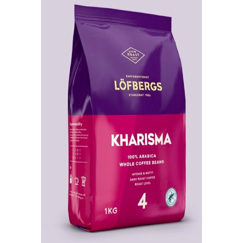 Кофе в зернах LOFBERGS "Kharisma", 1 кг, арабика 100%, Швеция, 41368 623758 - фото 284474