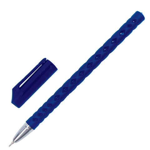 Ручка шариковая масляная BRAUBERG Orient, СИНЯЯ, корпус синий, узел 0,7 мм, линия письма 0,35 мм, 142999 142999 - фото 288577