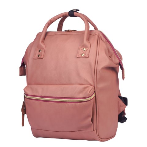 Рюкзак BRAUBERG CELEBRITY универсальный, экокожа, длинные ручки, коралловый, 34х23х15 см, 227078 227078 - фото 296402