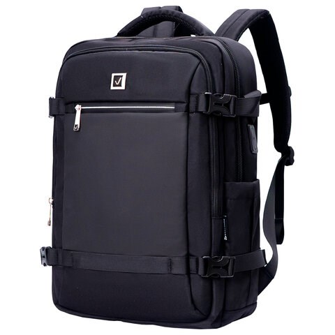 Рюкзак BRAUBERG FUNCTIONAL с отделением для ноутбука, 2 отделения, USB-порт, Solid, 46х31х15 см, 272575 272575 - фото 298760