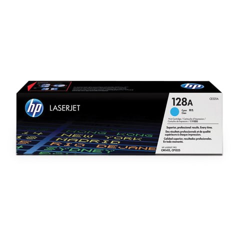 Картридж лазерный HP (CE321A) CLJ CM1415FN/FNW/CP1525N/NW, №128A, голубой, оригинальный, ресурс 1300 страниц 360874 - фото 299874