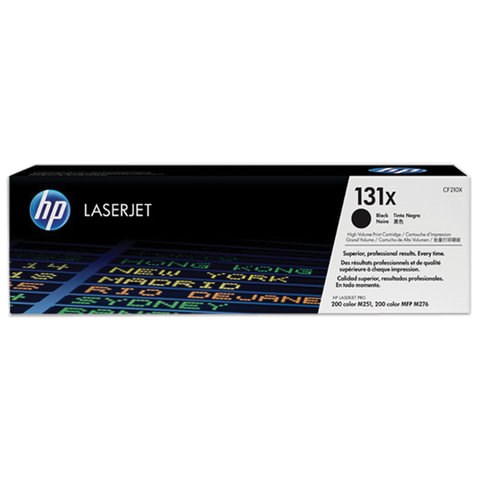 Картридж лазерный HP (CF210X) CLJ Pro 200 M276n/M276nw, №131X, черный, оригинальный, ресурс 2400 страниц 361090 - фото 299924