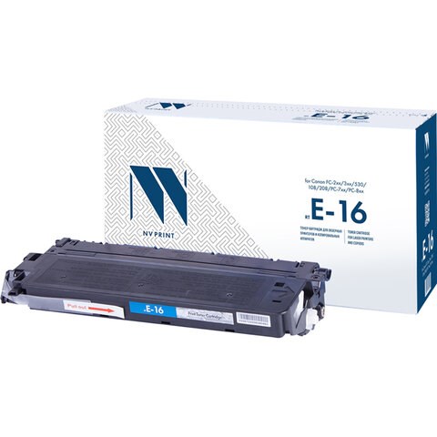 Картридж лазерный NV PRINT (NV-E16) для CANON FC-108/128/PC750/880, ресурс 2000 стр. 361198 - фото 299978