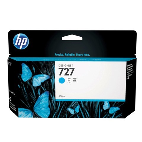 Картридж струйный для плоттера HP (B3P19A) Designjet T920/1500, №727, голубой, 130 мл, оригинальный 361324 - фото 300026