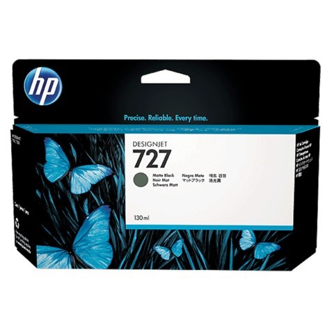 Картридж струйный для плоттера HP (B3P22A) Designjet T920/1500, №727, черный матовый, 130 мл, оригинальный 361327 - фото 300029